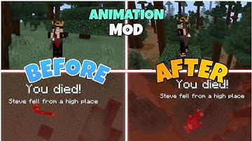 Player Animation Mod 1.19+ For Minecraft pe [ Animation Add-on 💯] #minecraft #gamerflexi #video