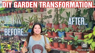 OUTDOOR GARDEN TRANSFORMATION...