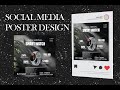 Modern smart watch poster design — clean & creative ✨