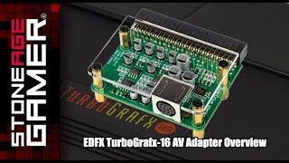 EDFX TurboGrafx-16 AV Adapter Overview