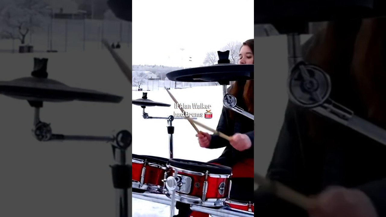 If Alan Walker had Drums 🥁 #alanwalker #drums #spectre #faded #drummer
