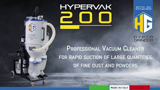 Dust collector for floor grinder, concrete grinder and concrete polishing. Hypervak 200 screenshot 3