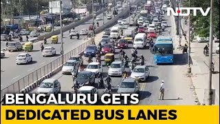 Bengaluru Gets Dedicated Bus Lanes To Cut Down Commute Time