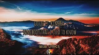 gotye ft kimbra - somebody that I used to know//LYRICS VIDEO (tiktok song)
