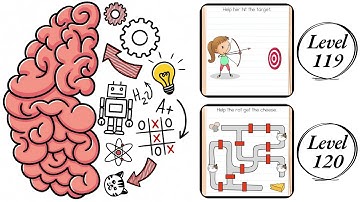 Brain Test : Level 119 , 120 – How to Solve? (Walkthrough)