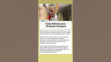 Terjerat Kasus Penyalahgunaan Narkoba, Fariz RM Divonis 10 Bulan Penjara