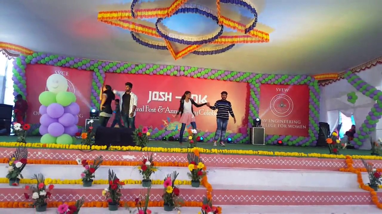 dance performance by theja in josh +svce