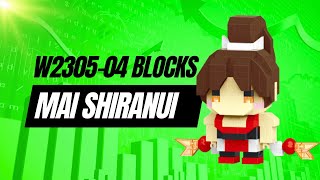 W2305-04 Mai Shiranui Building Blocks | Fun Little Toys Assembly Instructions for Kids