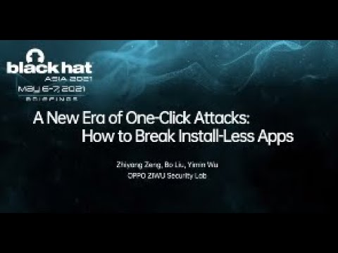 A New Era of One-Click Attacks: How to Break Install-Less Apps