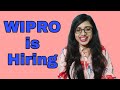 WIPRO is Hiring