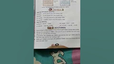 Statement sum of subtraction for class 4th... ( Ex- 4.3 Word Problem).                             .