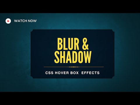 Hover Box with Blur & Shadow Effects ✨