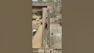 Reinforcement Details of Abutment and Retain Wall #Abutment #Return wall # Minor Bridge # Reinforce