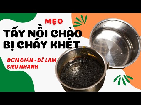 Video: Tự làm bếp bằng nồi để lâu cháy