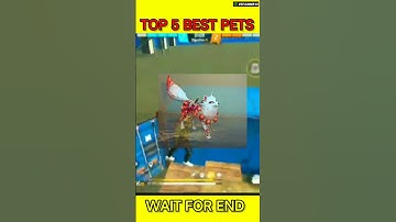 BEST PET IN FREE FIRE 2023 🤩 | TOP 5 usefull pet ability 😳 | #shorts #freefire #pets