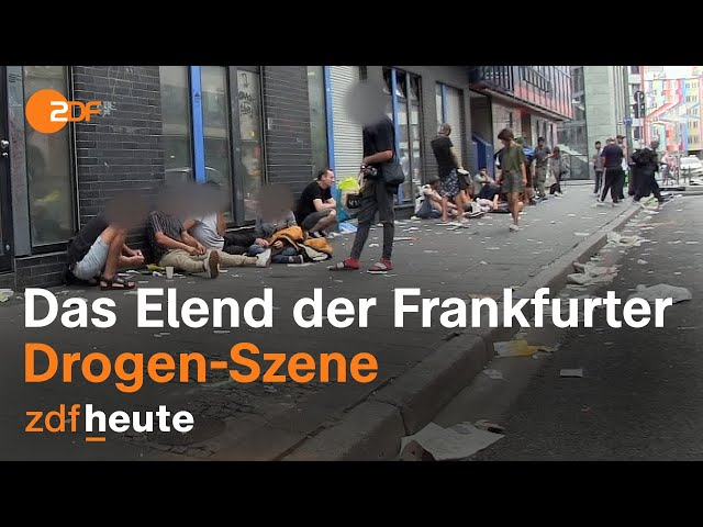 Elendsquartier Bahnhofsviertel: Braucht Frankfurt eine neue Drogenpolitik? | Länderspiegel class=