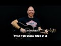 When You Close Your Eyes (acoustic Night Ranger cover) - Mike Massé