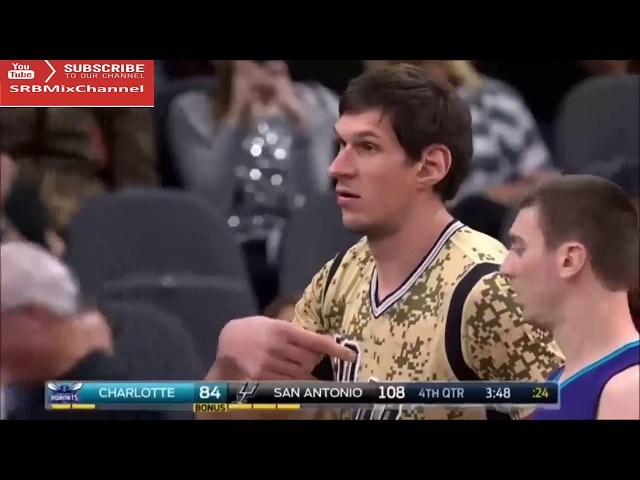 Boban Marjanovic enters the game, Tyler Hansbrough contemplates retirement  (Credit to /u/TimDuncanTheAlmighty) : r/nba