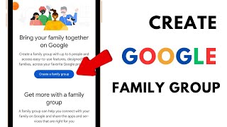 How to Create a Family Group on Google