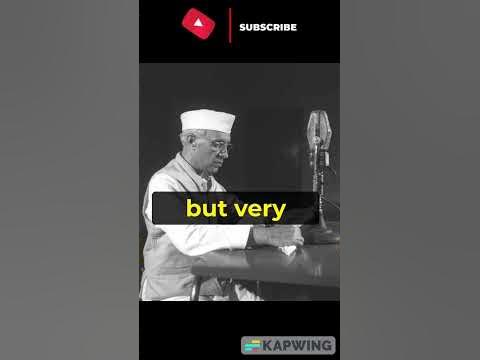 jawaharlal nehru speech independence day