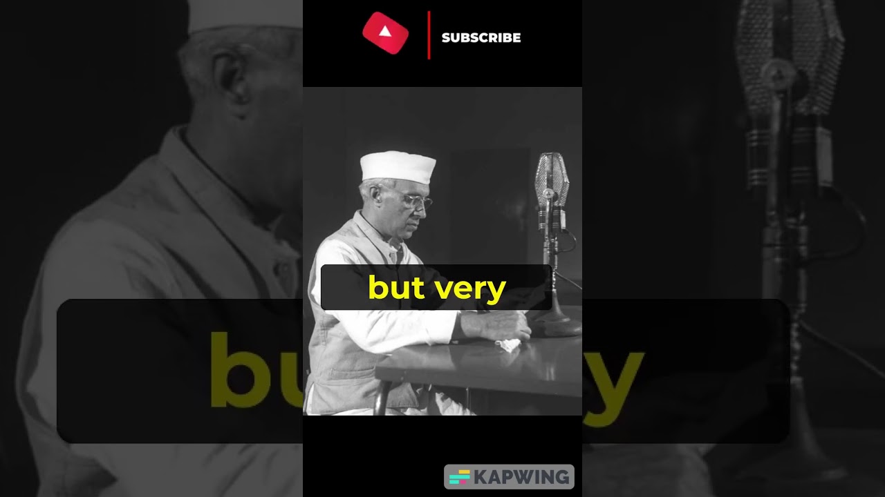 15 August 1947 : Speech by Jawaharlal Nehru | India's Independence Day Speech by Jawaharlal Nehru