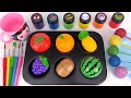 Satisfying Video l How to Make Rainbow Lollipop with Rainbow Skittles, Candy Glitter Cutting ASMR