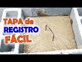 COMO Hacer una TAPA de REGISTRO de CONCRETO o CEMENTO para DRENAJE Sanitario