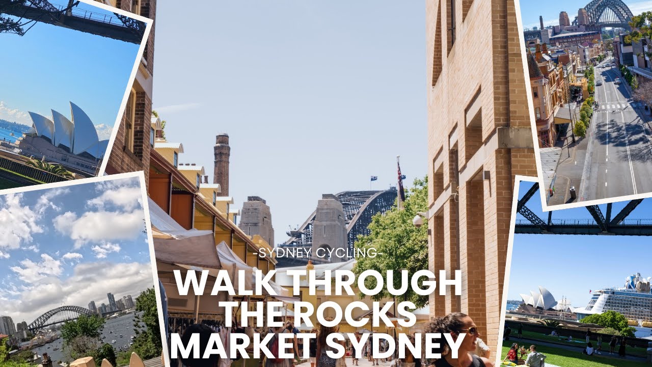 Walk Through Rocks Tour Walk through the rocks Market Sydney half way through a bike ride ...