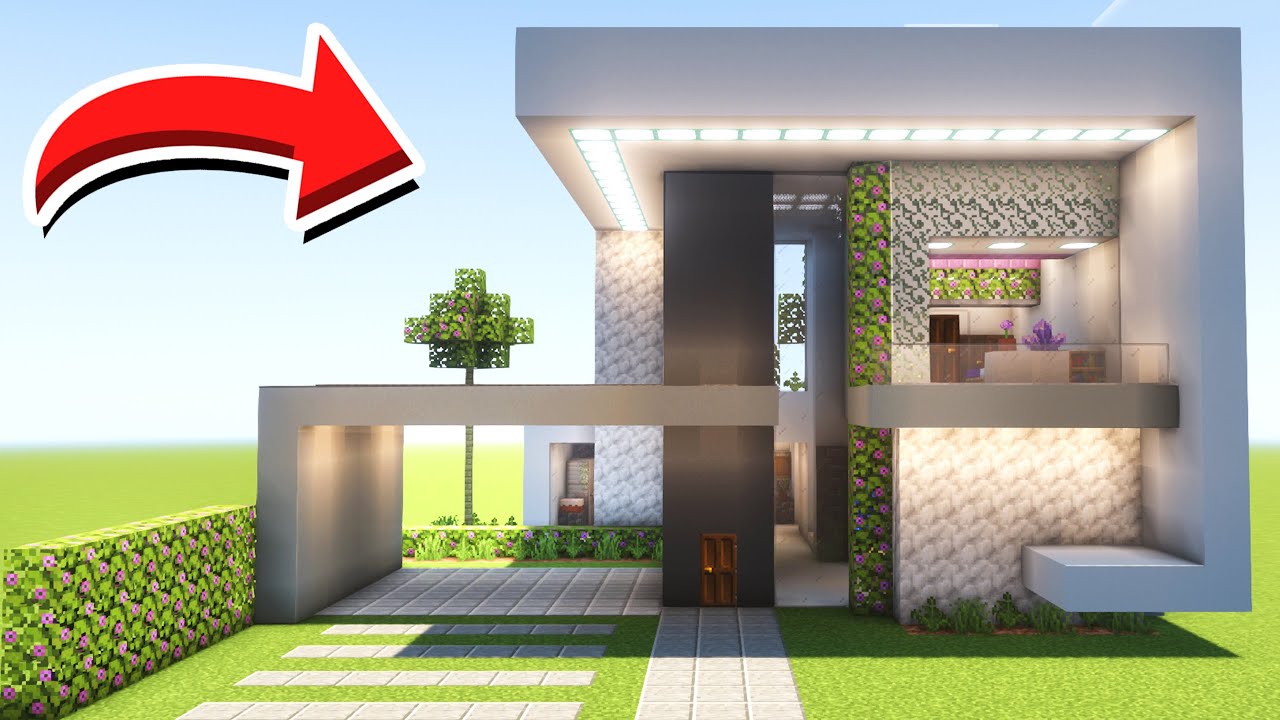 Casa Moderna Fácil / Easy Modern House Minecraft Map