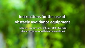 How to use the obstacle avoidance device (BL08)