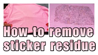 HOW TO REMOVE STICKER RESIDUE screenshot 4