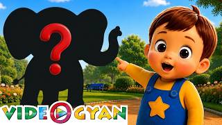 Match The Shadow With Ronnie | Nursery Rhymes for Kids | 3D Baby Songs by Videogyan