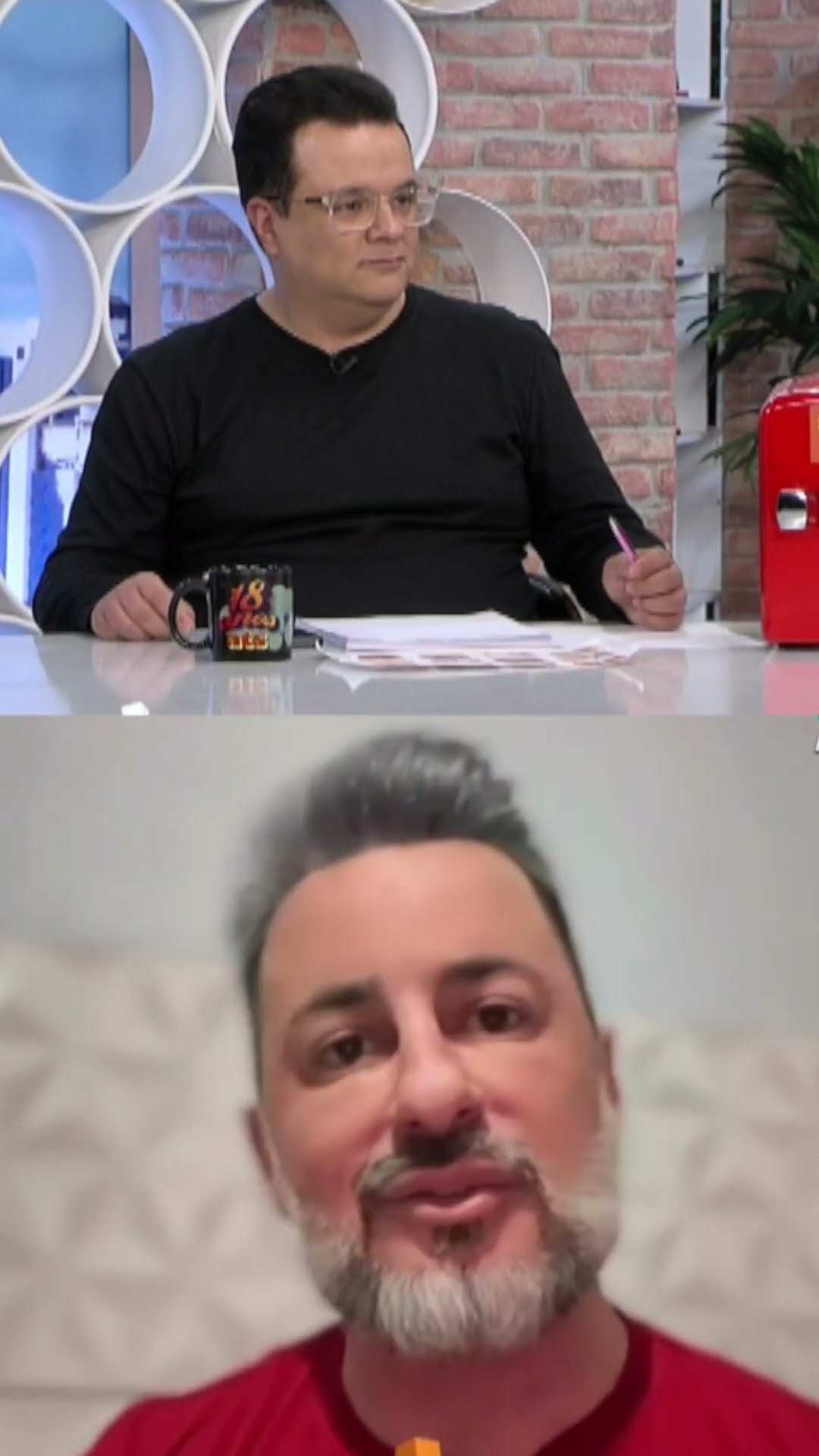 É parecido ou não? Sósia de Mion manda recado especial para o 'A Tarde é Sua'