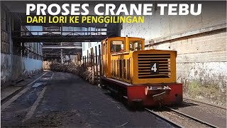 THIS IS THE PROCESS OF TRANSFERRING SUGAR CANE FROM THE LORRY TO THE MILL‼️ pg semboro