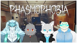 【Phasmophobia】#1 ゾンビの次は幽霊！？【ケモV / 風狼 サキ with ミオルカ ＆ 雪牙ライト ＆ 鰐口ユウ】