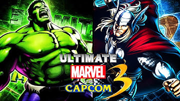 Thor, Hulk And Ironman Vs Wolverine, Captain America And Magento! Marvel Vs Capcom 3 (2012)