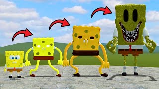 Evolution Of SpongeBob Nextbot In Garry's Mod