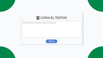 Copiar texto al portapapeles con JavaScript puro (vanilla)