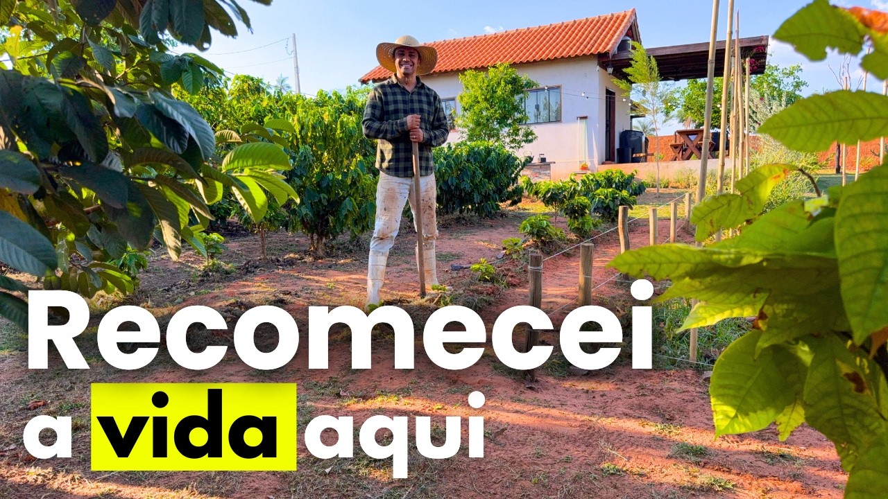 Larguei o Trabalho na Cidade para Viver em Paz no Campo