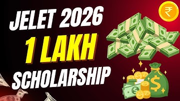 JELET 2026 1 LAKH SCHOLARSHIP | BY EASY2LEARNING