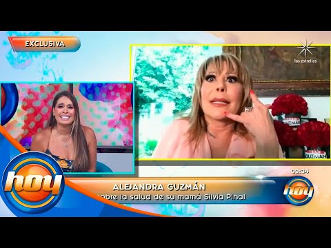 Alejandra Guzmán habla de la hospitalización de doña Silvia Pinal | Programa Hoy