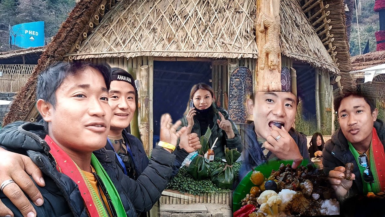 Hornbill festival with Jamir vlogs and Onen nenty. khemprai Village Food