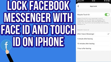 How to Lock Facebook Messenger with Face ID and Touch ID on iPhone | App Lock on Messenger iOS