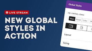 Live Page Build With New Global Styles in GenerateBlocks Pro