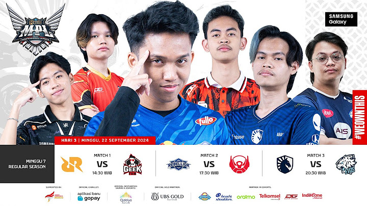 🔴 LIVE | MPL ID S14 | Regular Season Hari 3 Minggu 7 | Bahasa Indonesia