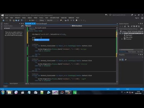 VB.NET COMO DESLIGAR REINICIAR FAZER LOGOFF E BLOQUEAR E HIBERNAR 2016
