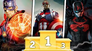 Todas as VERSÕES do Capitão America por NIVEL DE PODER