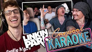 LINKIN PARK Carpool Karaoke w/ Chester Bennington & Ken Jeong!! | (REACTION!)