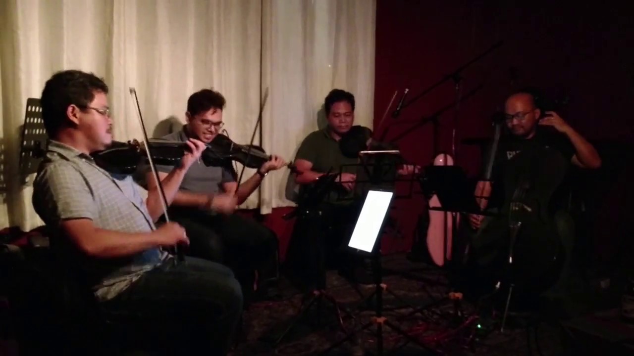 Versace on the Floor by Bruno Mars - string quartet - String Fusion cover - Manila, Philippines