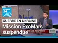 Moscou regrette la suspension amre de la mission exomars roscosmos  france 24